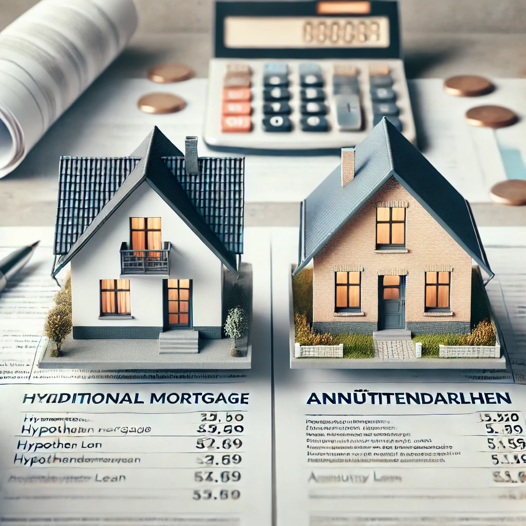 Hypothekendarlehen vs. Annuitätendarlehen: Was passt besser?